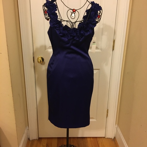 Purple Cocktail Dress - Picture 3 of 3